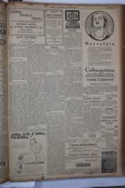 Página do jornal Correio do Ceará de maio de 1933