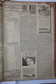 Página do jornal Correio do Ceará de maio de 1933