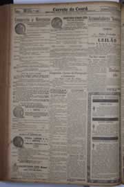 Página do jornal Correio do Ceará de maio de 1933