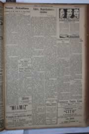 Página do jornal Correio do Ceará de maio de 1933