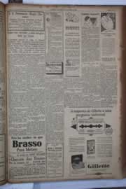 Página do jornal Correio do Ceará de maio de 1933