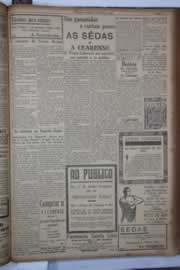 Página do jornal Correio do Ceará de maio de 1933
