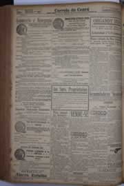 Página do jornal Correio do Ceará de maio de 1933