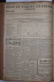 Página do jornal Correio do Ceará de maio de 1933