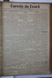 Página do jornal Correio do Ceará de junho de 1933