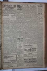 Página do jornal Correio do Ceará de junho de 1933