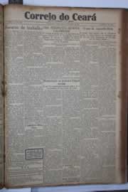 Página do jornal Correio do Ceará de junho de 1933