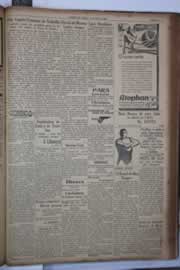 Página do jornal Correio do Ceará de junho de 1933
