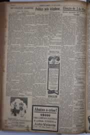Página do jornal Correio do Ceará de junho de 1933