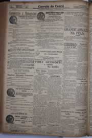 Página do jornal Correio do Ceará de junho de 1933