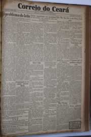 Página do jornal Correio do Ceará de junho de 1933