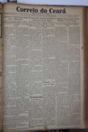 Página do jornal Correio do Ceará de junho de 1933