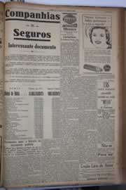 Página do jornal Correio do Ceará de junho de 1933