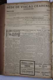 Página do jornal Correio do Ceará de junho de 1933