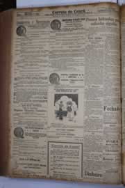 Página do jornal Correio do Ceará de junho de 1933