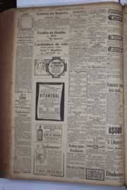 Página do jornal Correio do Ceará de junho de 1933