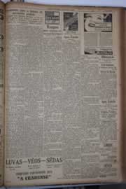 Página do jornal Correio do Ceará de junho de 1933
