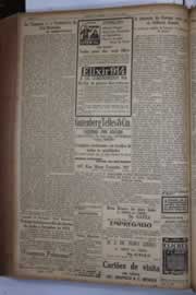 Página do jornal Correio do Ceará de junho de 1933