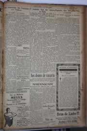 Página do jornal Correio do Ceará de junho de 1933