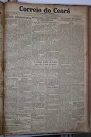 Página do jornal Correio do Ceará de junho de 1933
