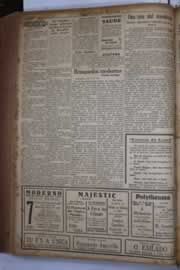 Página do jornal Correio do Ceará de junho de 1933