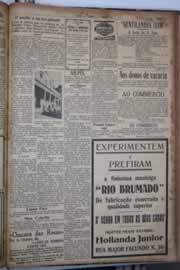 Página do jornal Correio do Ceará de junho de 1933