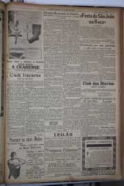 Página do jornal Correio do Ceará de junho de 1933