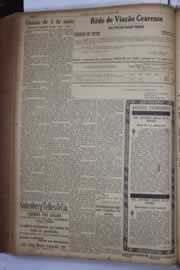Página do jornal Correio do Ceará de junho de 1933