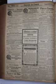 Página do jornal Correio do Ceará de junho de 1933