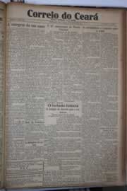 Página do jornal Correio do Ceará de junho de 1933