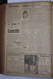 Página do jornal Correio do Ceará de junho de 1933