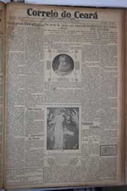 Página do jornal Correio do Ceará de junho de 1933