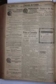Página do jornal Correio do Ceará de junho de 1933