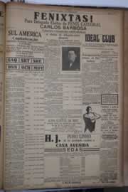 Página do jornal Correio do Ceará de junho de 1933