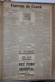 Página do jornal Correio do Ceará de junho de 1933