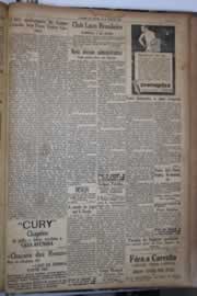 Página do jornal Correio do Ceará de junho de 1933