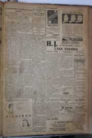 Página do jornal Correio do Ceará de junho de 1933