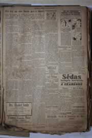 Página do jornal Correio do Ceará de janeiro de 1934