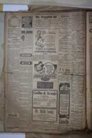 Página do jornal Correio do Ceará de janeiro de 1934