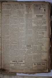 Página do jornal Correio do Ceará de janeiro de 1934