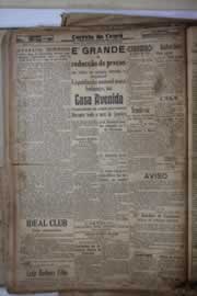Página do jornal Correio do Ceará de janeiro de 1934
