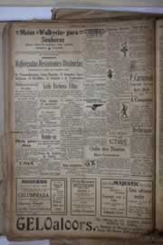Página do jornal Correio do Ceará de janeiro de 1934