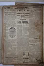 Página do jornal Correio do Ceará de janeiro de 1934