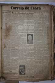 Página do jornal Correio do Ceará de janeiro de 1934