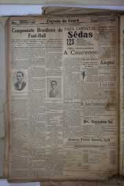 Página do jornal Correio do Ceará de janeiro de 1934