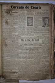 Página do jornal Correio do Ceará de janeiro de 1934