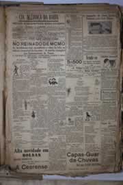 Página do jornal Correio do Ceará de janeiro de 1934