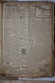 Página do jornal Correio do Ceará de janeiro de 1934