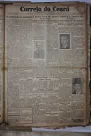 Página do jornal Correio do Ceará de janeiro de 1934