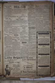 Página do jornal Correio do Ceará de janeiro de 1934